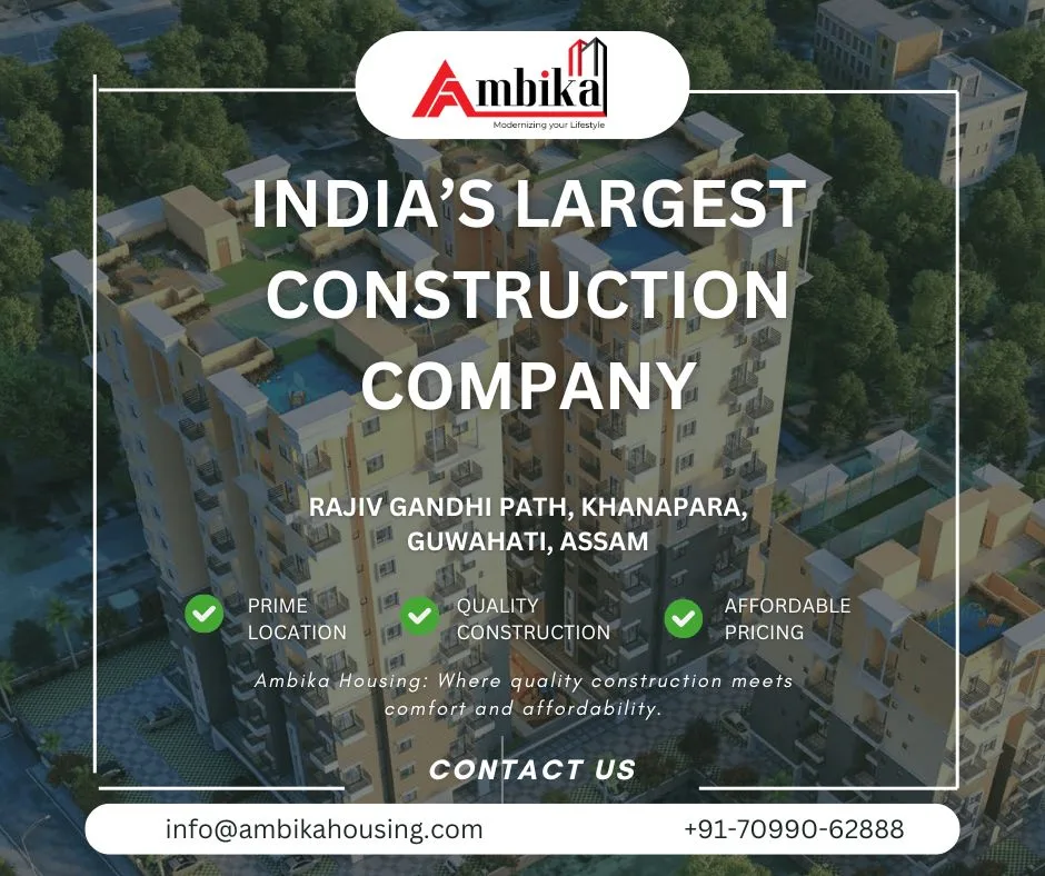 “Modern apartment project in Guwahati with premium amenities by Ambika Housing”